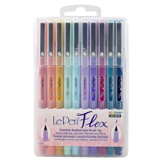 Marvy&reg; Uchida LePen&reg; Flex 10 Pastel Pen Set {4}