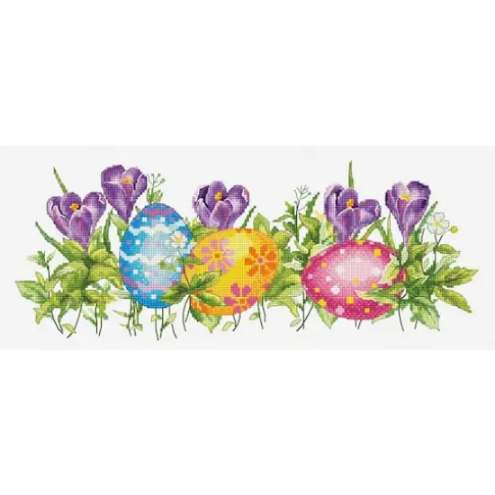 Luca-S Crocus Counted Cross Stitch Kit {7}