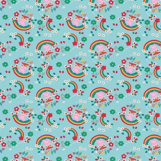Peppa Pig Wild World Fabric {3}
