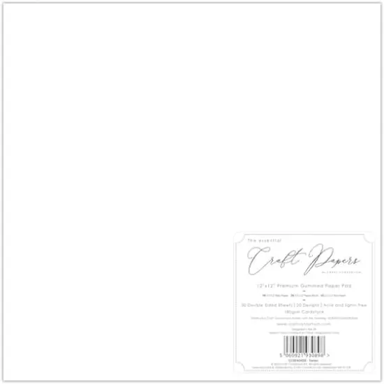 Craft Consortium Tartan Double-Sided Paper Pad, 12" x 12" {4}