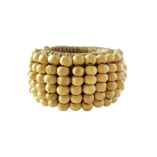 Hello Honey&reg; Mango Wood Bead Napkin Rings, 4ct. {7}