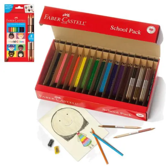 Faber-Castell&reg; 300-Piece World Colors Pencil School Pack {7}
