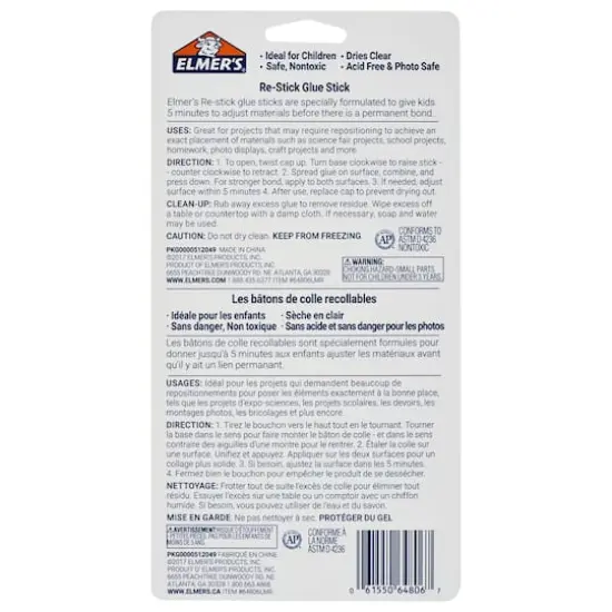 Elmer's&reg; Re-Stick Clear School Glue Sticks, 6ct. {3}