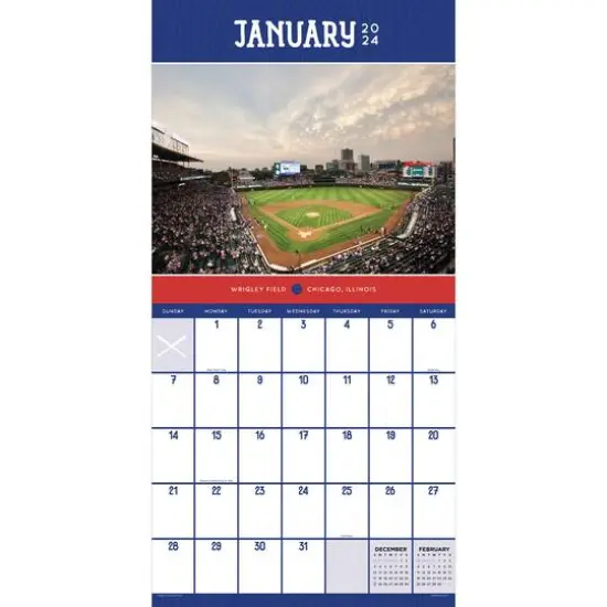 TF Publishing 2024 Ballparks Wall Calendar {4}