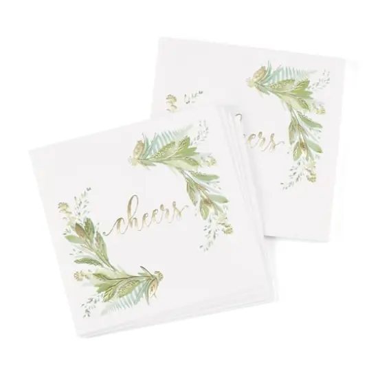 Hortense B. Hewitt Co. Greenery Beverage Napkin {1}