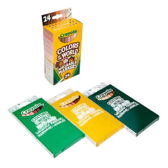 Crayola&reg; Colors of the World&trade; Fine Marker Set, 24ct. {5}