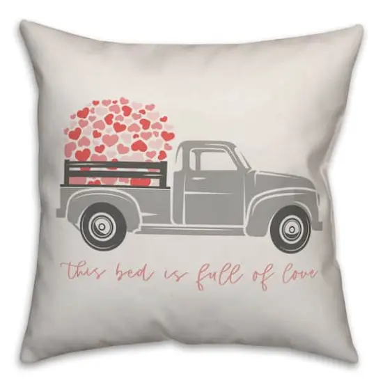 Love Truck Throw Pillow {1}