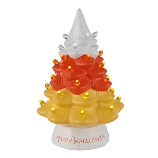 Mr. Halloween 12" Ceramic Candy Corn Tree {1}
