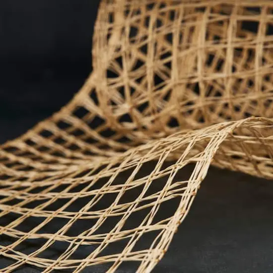 10" x 19ft. Beige Check Poly Burlap Mesh by Celebrate It&trade; {3}