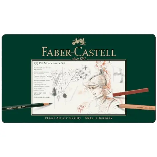 Faber-Castell Pitt Monochrome 33-Piece Set {1}