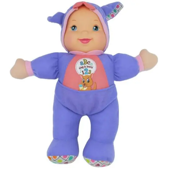 Goldberger Baby's First&reg; Sing & Learn&trade; Baby Doll with Purple Kangaroo Outfit {1}