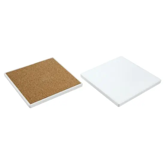 3.7" Square Sublimation Coasters by Make Market&reg;, 4ct. {1}