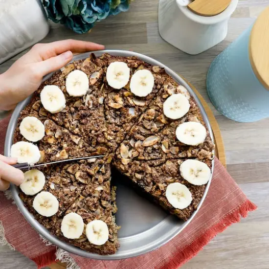 Oster Baker's Glee 9" Silver Aluminum Round Cake Pan {4}