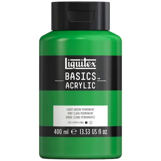 Liquitex&reg; BASICS&trade; 13.5oz. Acrylic Paint 312 Light Green Permanent {1}
