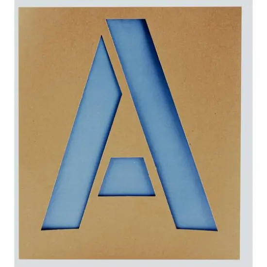 Headline/Geotype 10" Capital Letters Stencils {3}