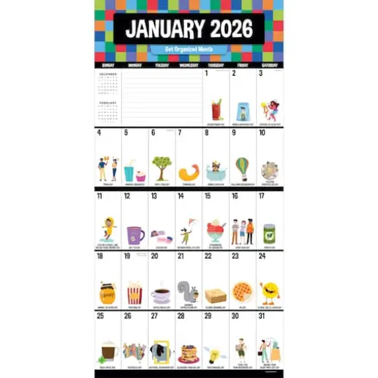2026 Every Day's A Holiday Wall Calendar {3}