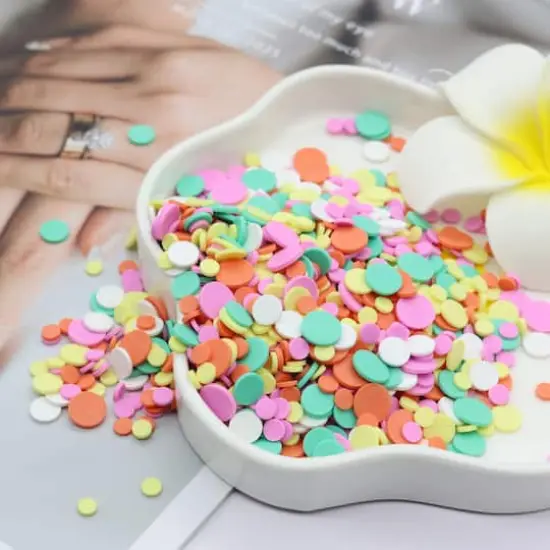 1lb. Confetti Clay Disc Embellishments by Creatology&trade; {3}