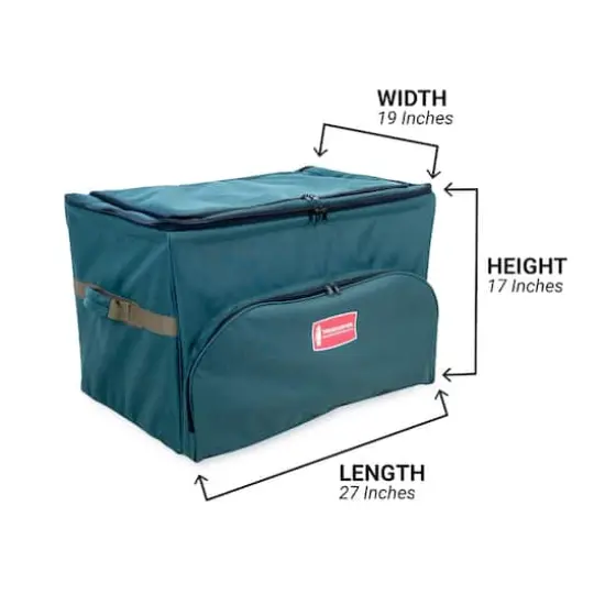 TreeKeeper 72ct. 4" Christmas Ornament Storage Box with Top Pocket {11}