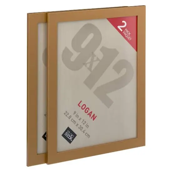 2 Pack Logan Wall Frames by Studio D&eacute;cor&reg; Gold {4}