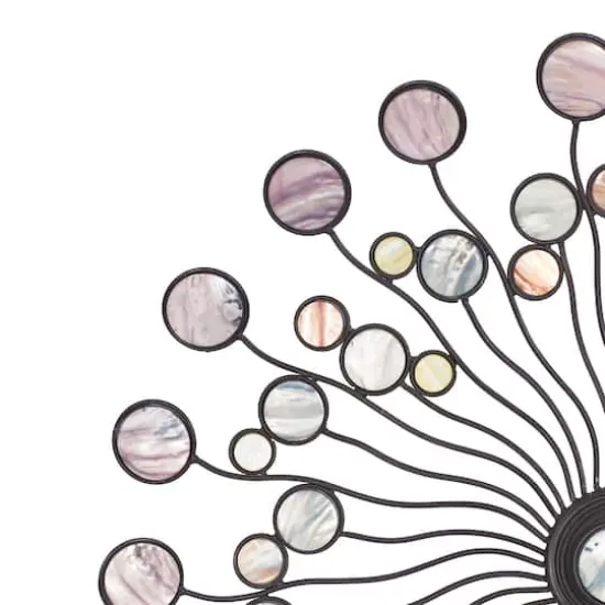 Multicolor Modern Ornamental Metal Wall Decor {6}