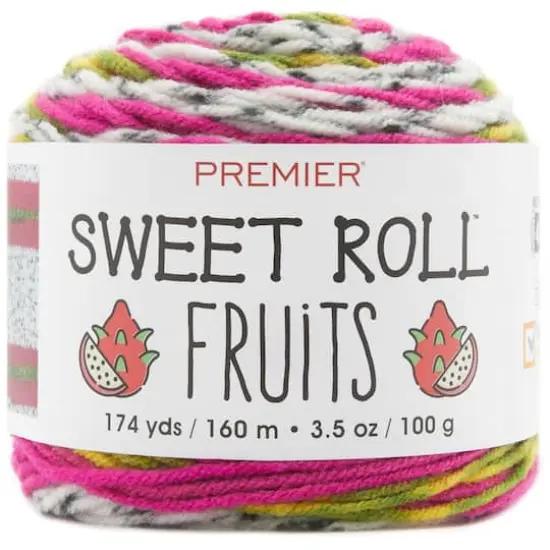 Premier&reg; Sweet Roll&trade; Fruits Yarn Dragon Fruit {1}