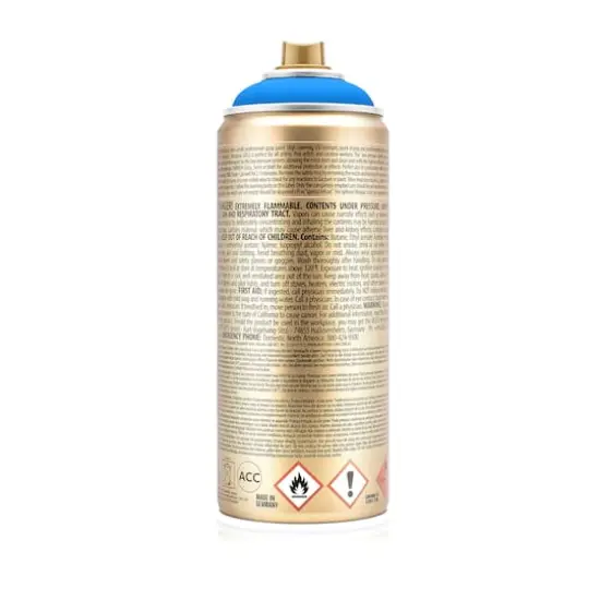Montana&trade; Cans GOLD Flash Color Spray Paint, 400mL F5000 Flame Blue {6}