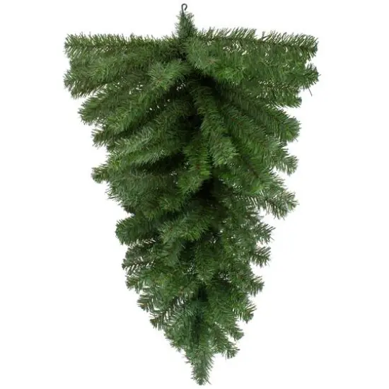 32" Canadian Pine Artificial Christmas Teardrop Swag - Unlit {4}