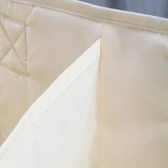 Navy Polyester Lattice Rectangle All Purpose Storage Bin {5}