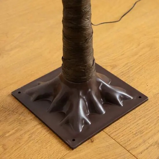 5ft. Pre-Lit Bright Autumn Eucalyptus Artificial Fall Tree with 300 Warm White LED Lights {6}