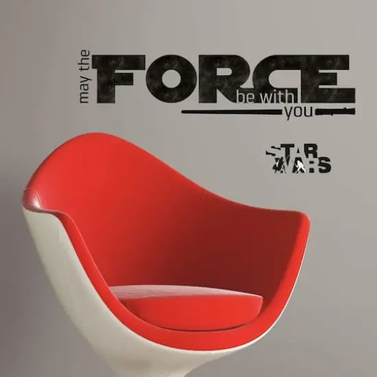 RoomMates Star Wars Classic May The Force Peel & Stick Decals {3}