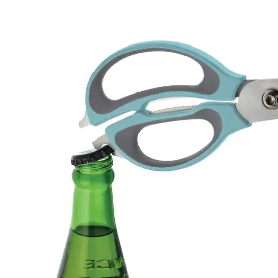 Farberware 4-in-1 Kitchen Shears Aqua/Gray {6}
