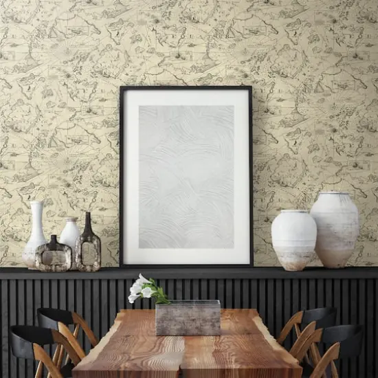 Tommy Bahama&reg; Charted Course Peel & Stick Wallpaper Parchment {4}