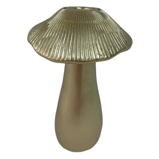 Gold Mushroom Taper Candle Holder by Ashland&reg; {5}