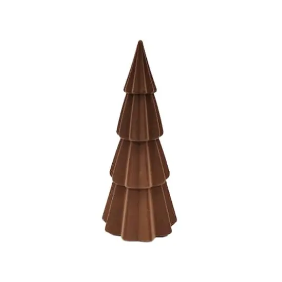 12" Flocked Tree D&eacute;cor by Ashland&reg; Light Brown {1}