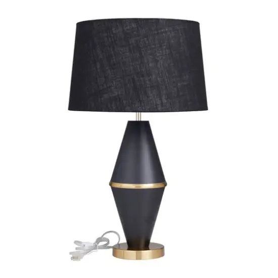 CosmoLiving by Cosmopolitan 27" Contemporary Table Lamp Black {9}