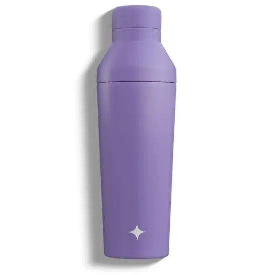 JoyJolt&reg; 20oz. Vacuum Insulated Cocktail Protein Shaker Purple {1}