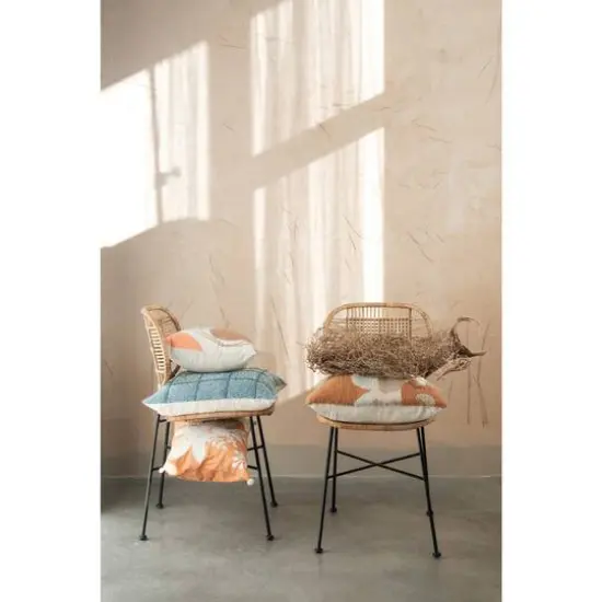 Hello Honey&reg; Blue Grid Embroidered Throw Pillow {3}