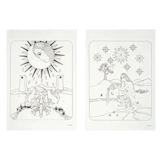 8" x 10" Star & Moon Tarot Paint-by-Number Kit by Artist's Loft&reg; {4}