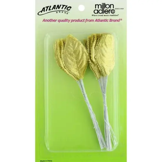 Atlantic&reg; 2.25" Corsage Leaves, 50ct. Silver {2}