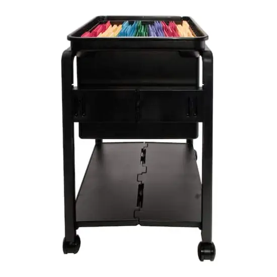 Innovative Storage Designs Folding Mobile File Cart {7}