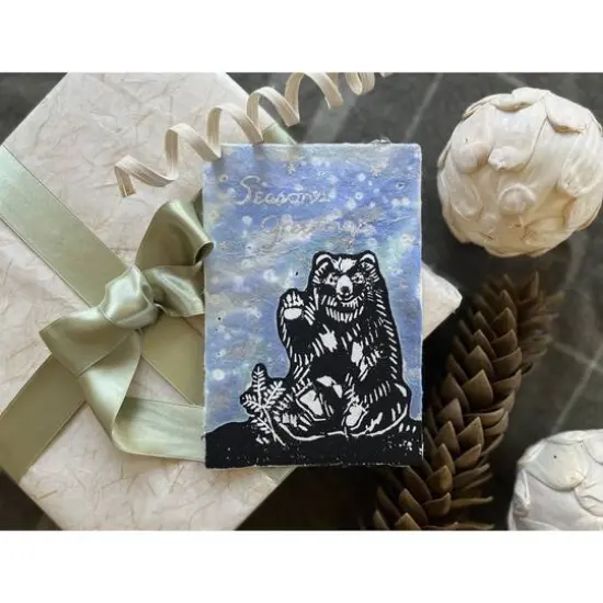 Awagami Thick Infused Handmade Postcards, 10ct. Coffee Colors {7}