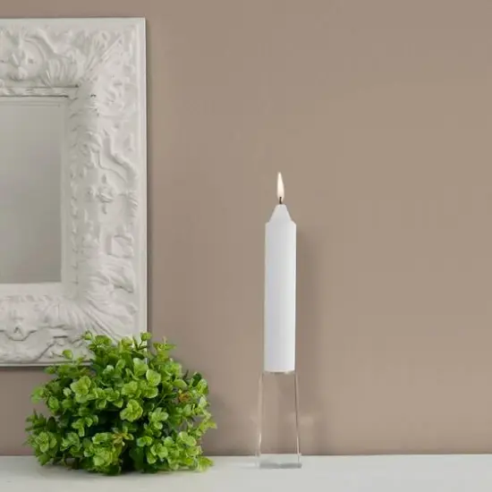 Root Candles 7" Unscented Timberline&trade; Collenette Taper Candles, 4ct. White {4}