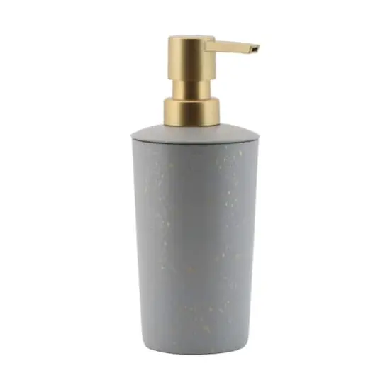 Elle D&eacute;cor Gray Modern Metal Soap Pump {1}