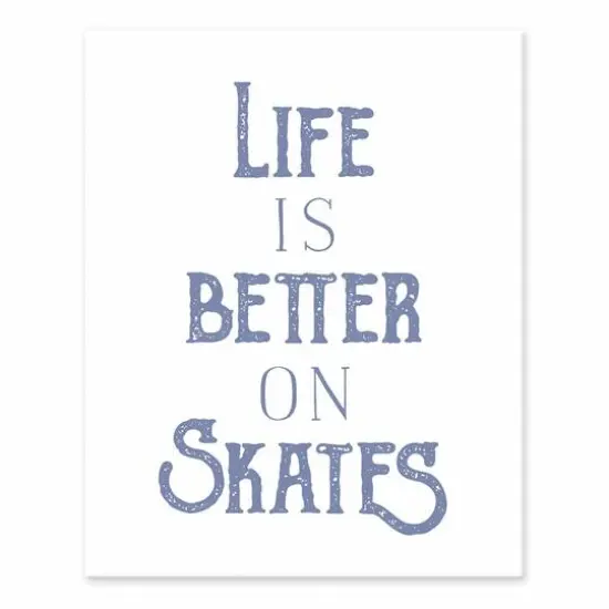 Life On Skates 8x10 Tabletop Canvas {1}