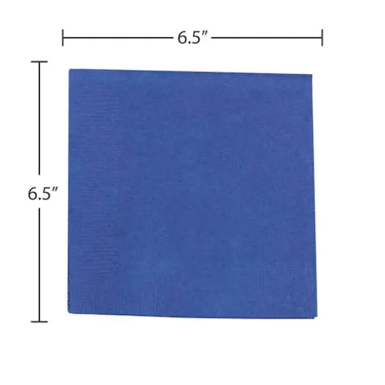 JAM Paper Medium Lunch Napkins, 100ct. Blue {4}