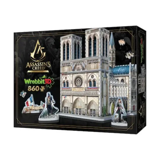 Assassin's Creed Unity - Notre-Dame 3D Puzzle: 860 Pcs {3}