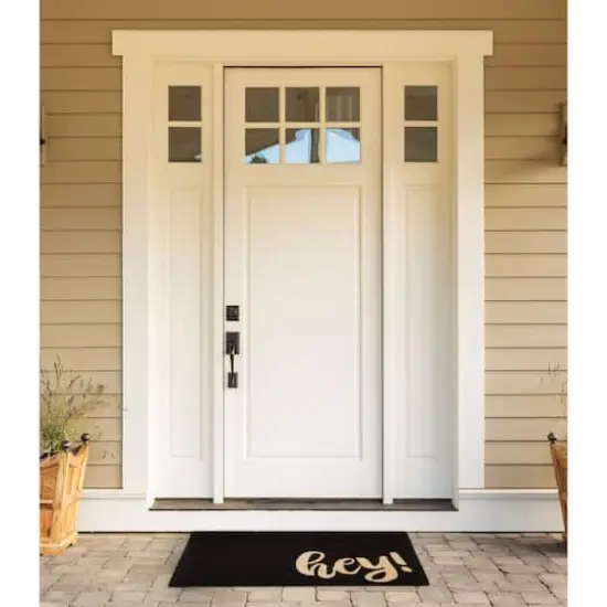 "Hey" Doormat {3}