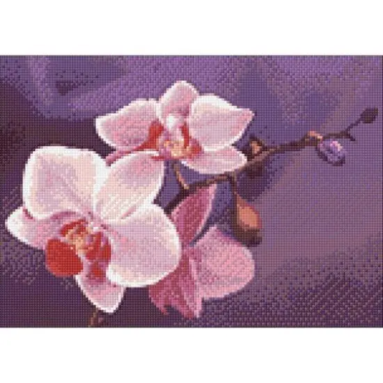 Wizardi Branch of Orchids Diamond Painting Kit {1}