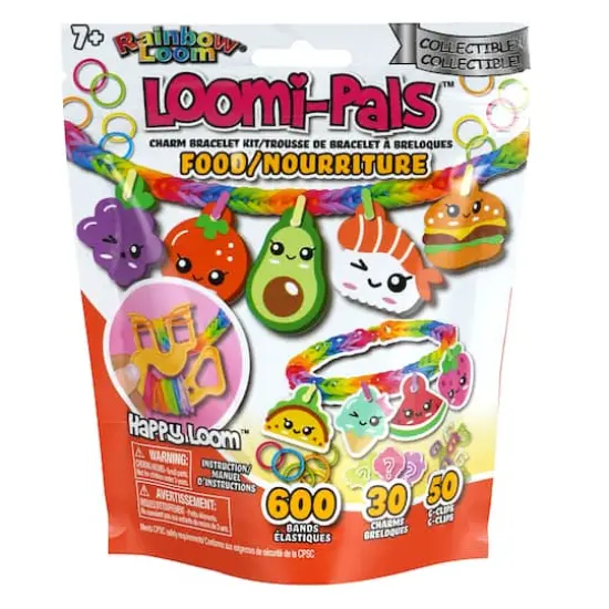 Rainbow Loom&reg; Loomi-Pals&trade; Charm Bracelet Kit, Food Series {1}