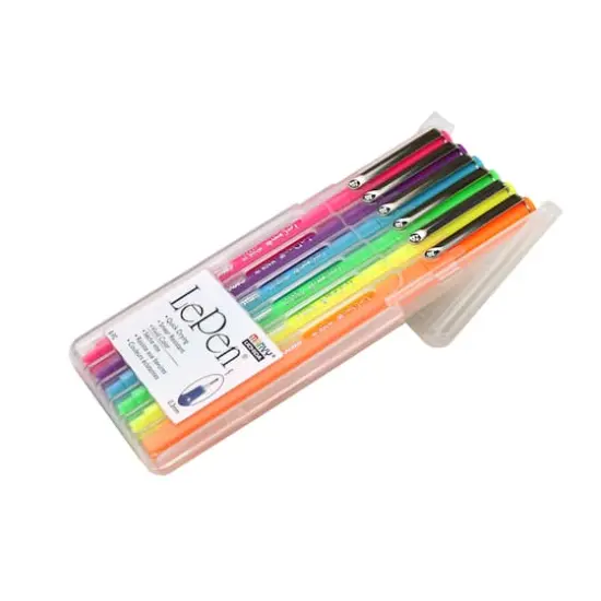 Marvy&reg; Uchida LePen&reg; Extra Fine 6 Neon Pen Set {5}